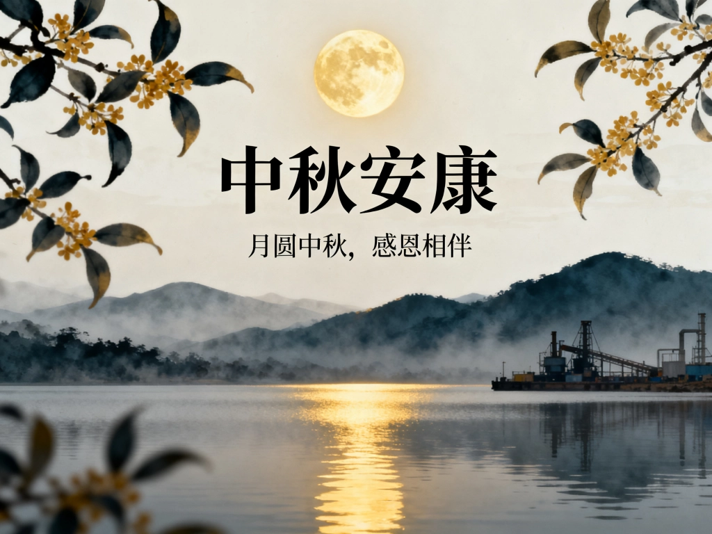jimeng 2026 09 21 9072 新中式风格中秋唯美风景公众号封面，艺术字大标题“中秋安康”，小标题“月圆中秋，感...